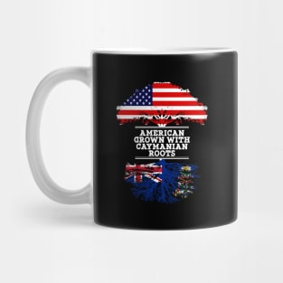 American Grown With Caymanian Roots - Gift for Caymanian From Cayman Islands Mug